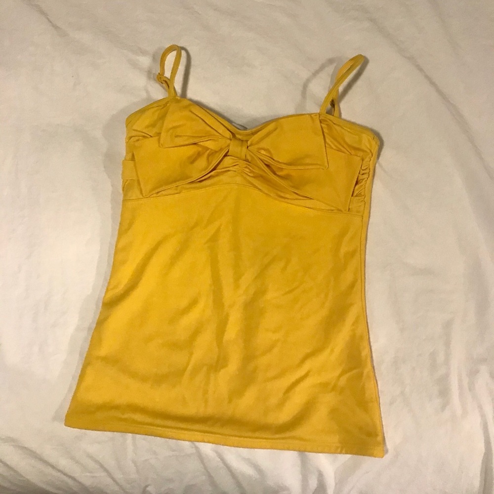 Yellow Bow Tankini